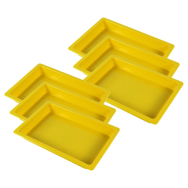 Small Creativitray, Yellow, Pack of 6