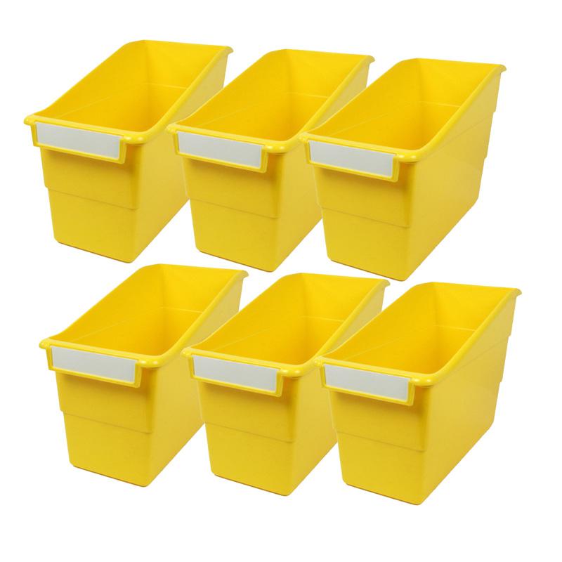 Tattle Shelf File, Yellow, Pack of 6