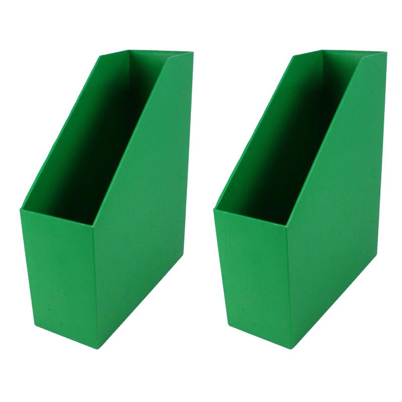 Magazine File, Green, Pack of 2