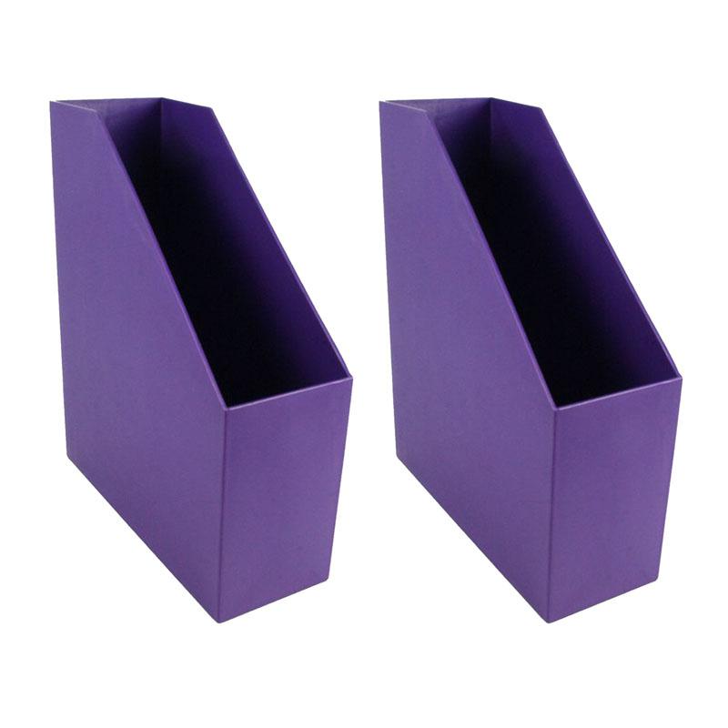 Magazine File, Purple, Pack of 2