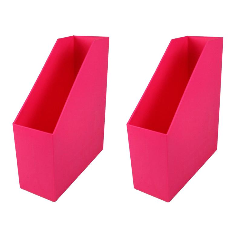 Magazine File, Hot Pink, Pack of 2