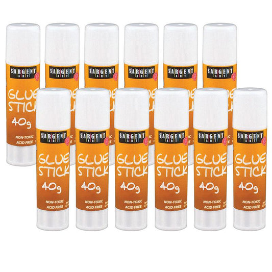 Glue Stick, Washable, 40g, Pack of 12