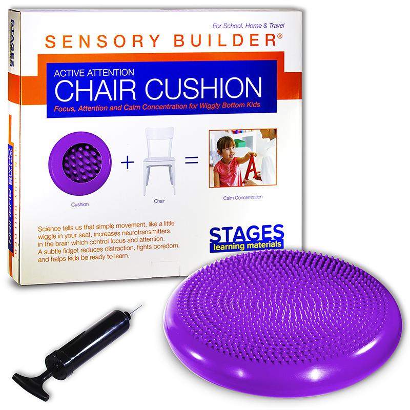 Sensory Builder: Wiggle Cushion, Purple, Seating