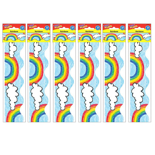 Rainbow Terrific Trimmers, 39 Feet Per Pack, 6 Packs