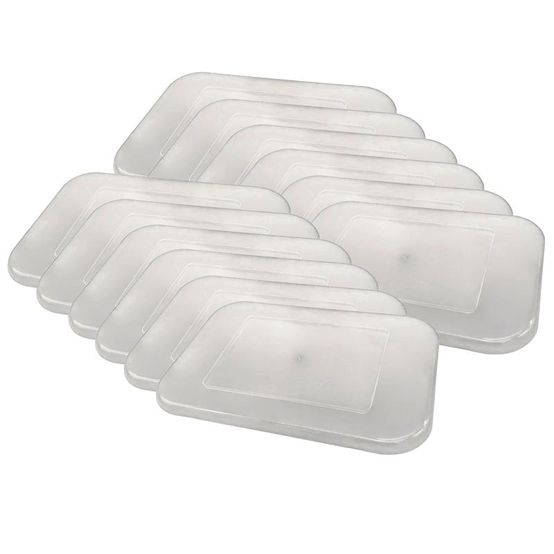 Clear Plastic Storage Bin Lid - Small, Pack of 12