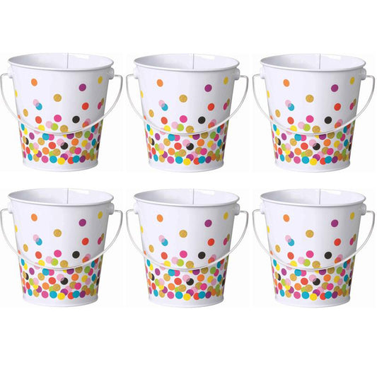 Confetti Bucket, Pack of 6