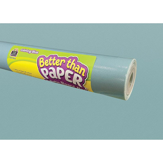 Calming Blue Better Than Paper Bulletin Board Roll, 4' x 12', Pack of 4