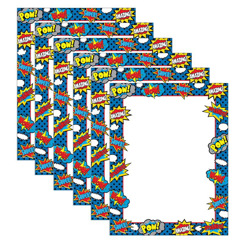 Superhero Computer Paper, 50 Sheets Per Pack, 6 Packs