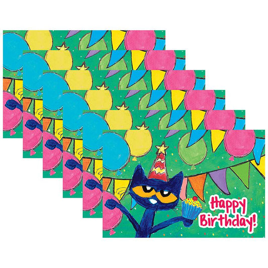 Pete The Cat Happy Birthday Postcards, 30 Per Pack, 6 Packs