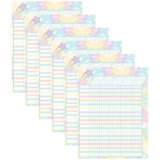 Pastel Pop Incentive Chart, Pack of 6