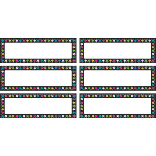 Chalkboard Brights Labels Magnetic Accents, 20 Per Pack, 3 Packs