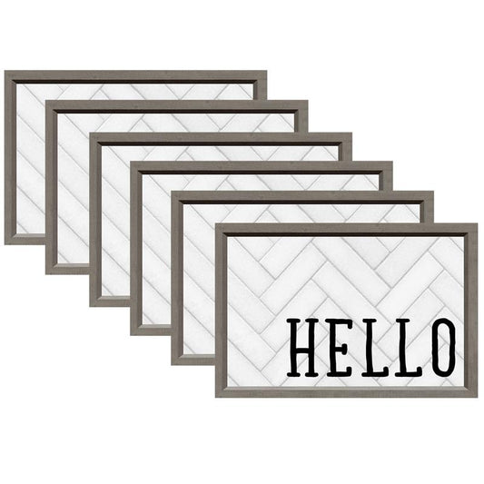 Modern Farmhouse Hello Postcards, 30 Per Pack, 6 Packs