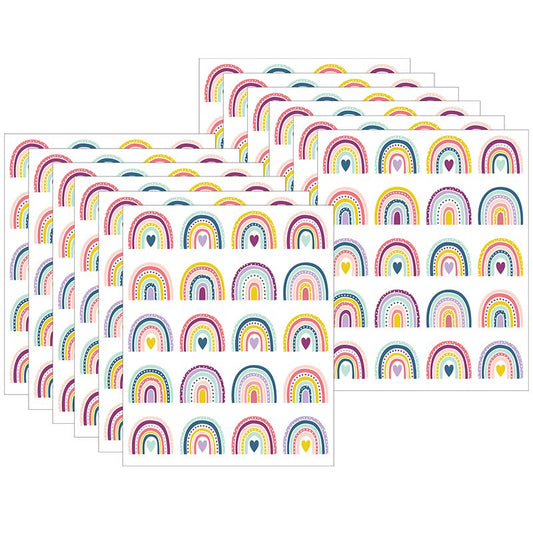 Oh Happy Day Rainbows Stickers, 12 Packs