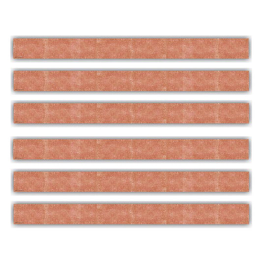 Moving Mountains Terra Cotta Straight Border Trim, 35 Feet Per Pack, 6 Packs