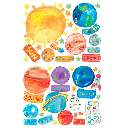 Solar System Vinyl Decals