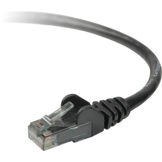 Belkin Cat.6 UTP Patch Cable - RJ-45 Male Network - RJ-45 Male Network - 7ft - Black