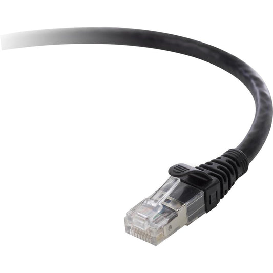 Belkin Cat.6 UTP Patch Cable - RJ-45 Male Network - RJ-45 Male Network - 14ft - Black