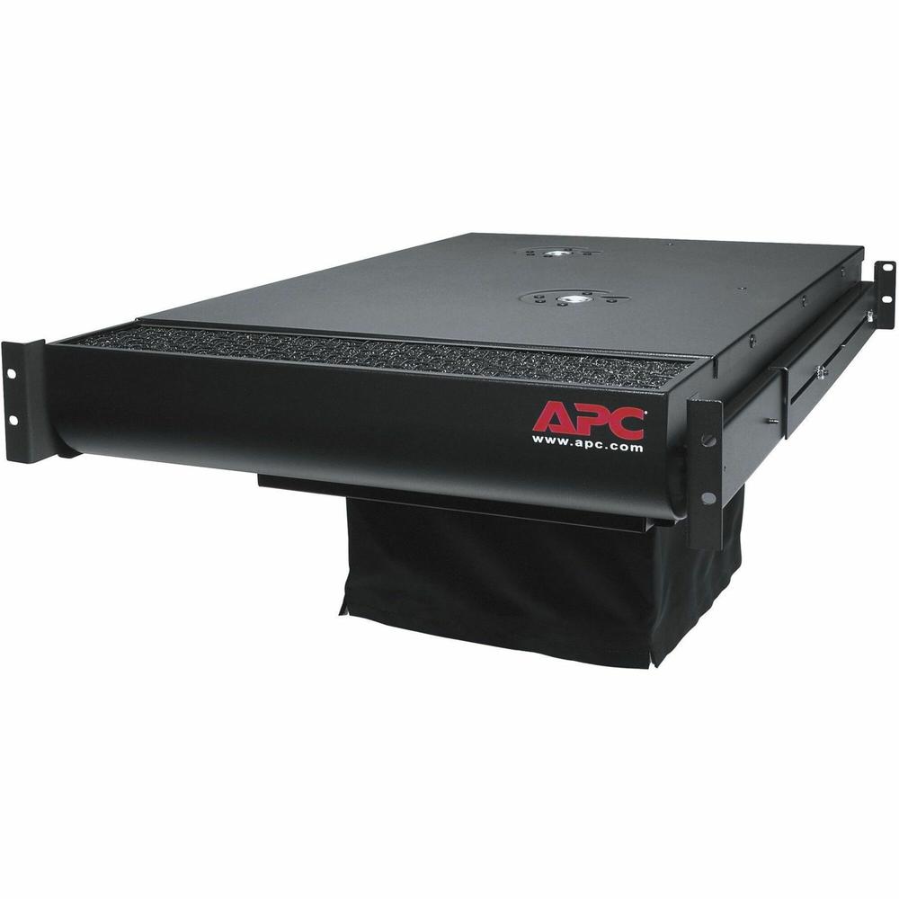 APC by Schneider Electric ACF001 Airflow Cooling System - 503 CFM - Black - 3500 W - Black - 2U - 120 V AC - 2 A - 240 W