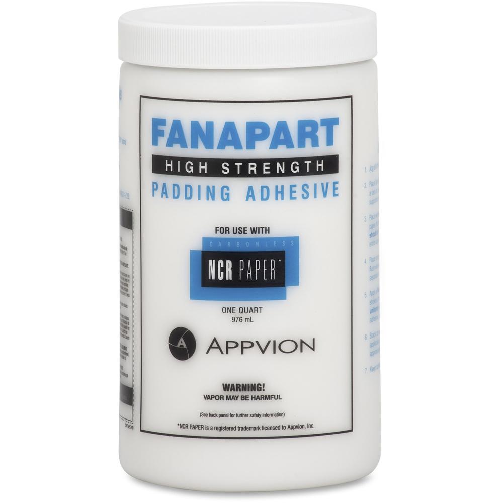 NCR Paper Fanapart Padding Adhesive - 1 quart - 1 Each