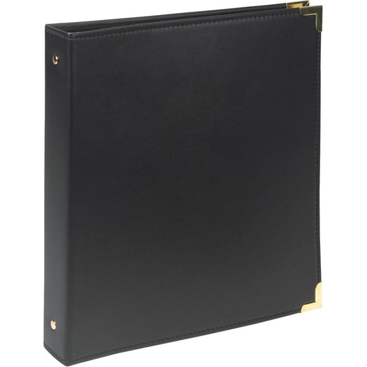 Samsill Classic Collection Business Card Binder - 200 Capacity - 10.25" Width x 11.13" Length - Stitched