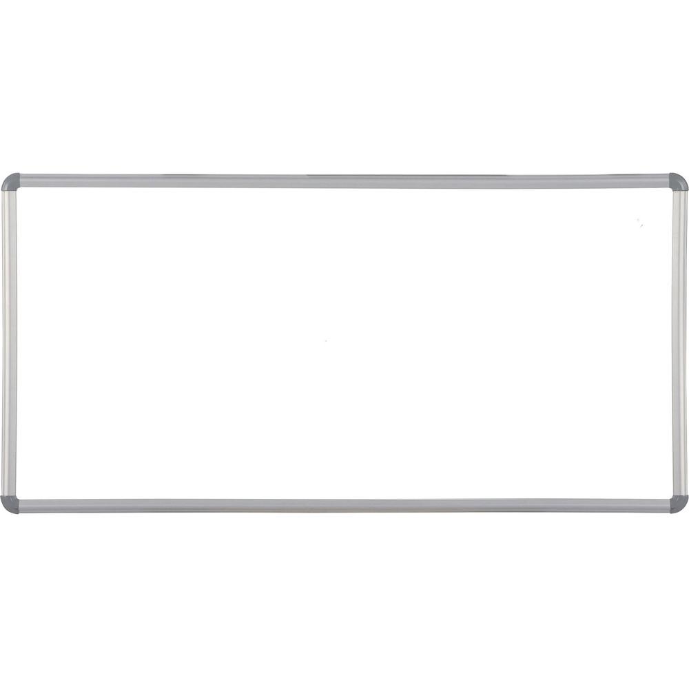 MooreCo Magna Rite Magnetic Marker Boards - 48" (4 ft) Width x 96" (8 ft) Height - Steel, Polyvinyl Chloride (PVC), Medium Density Fiberboard (MDF) Surface - Anodized Aluminum Frame - Rectangle - 1 Ea