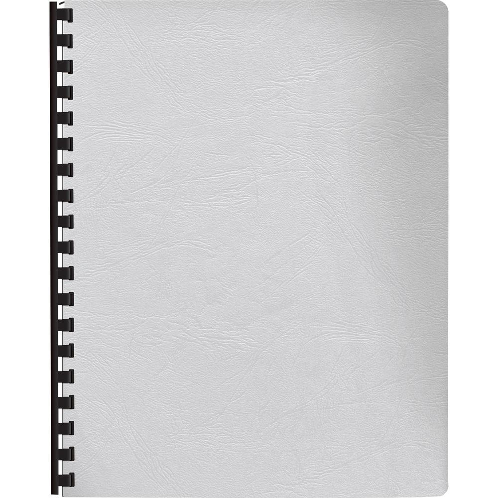 Fellowes Expressions Oversize Grain Presentation Covers - 11.3" Height x 8.8" Width x 0.1" Depth - For Letter 8 1/2" x 11" Sheet - Leather - 200 / Pack