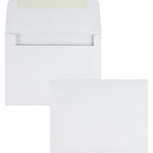 Quality Park A2 Quarter-folded Invitation Envelopes - #5-1/2 - 4 3/8" Width x 5 3/4" Length - 24 lb - Flap - 500 / Box - White