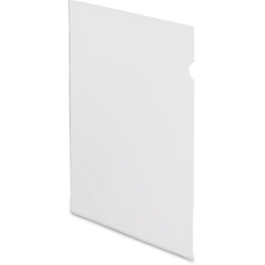 Pendaflex 61004 Letter Vinyl File Pocket - 8 1/2" x 11" - Vinyl - Clear - 50 / Box