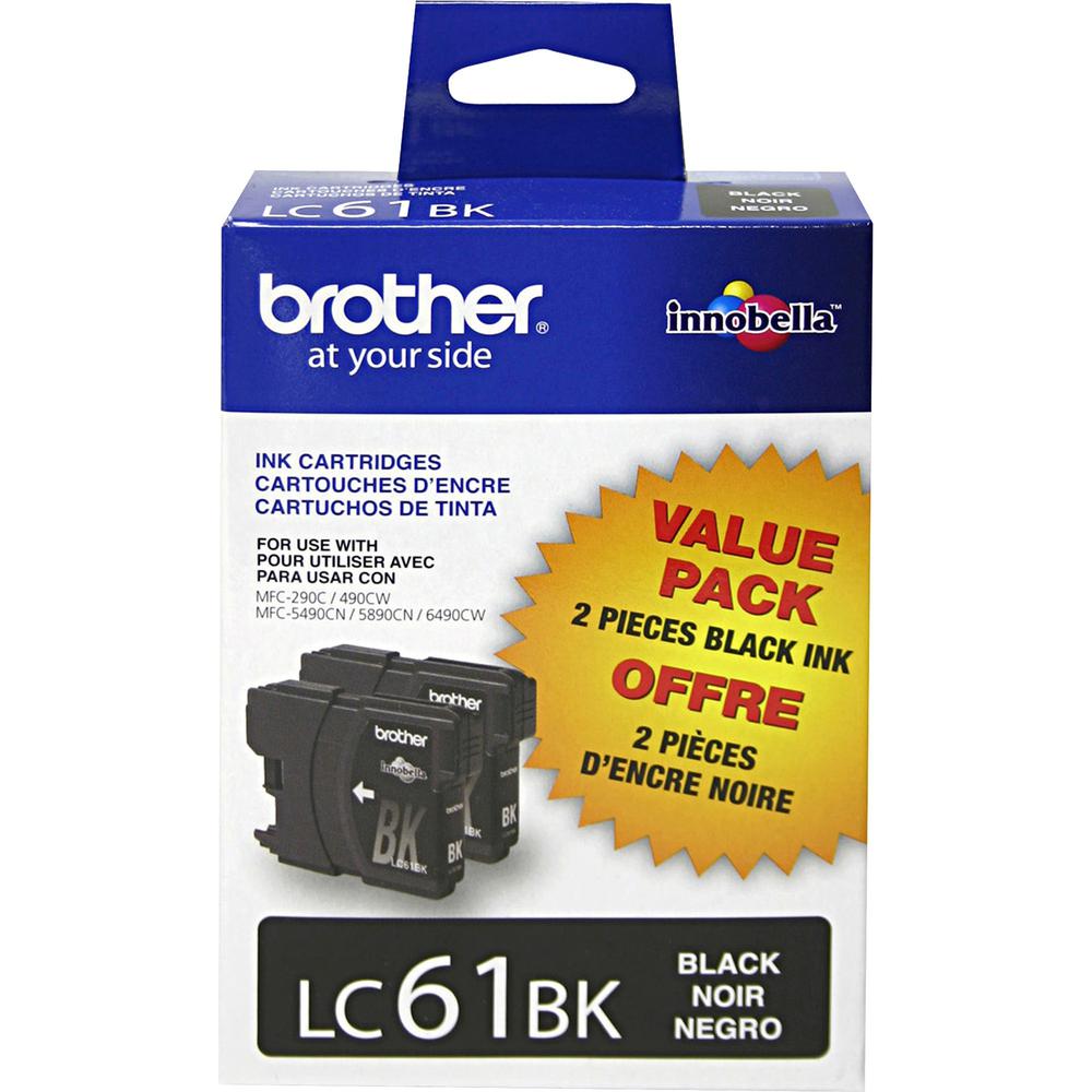 Brother LC612PKS Original Ink Cartridge - Inkjet - 450 Pages - Black - 2 / Pack