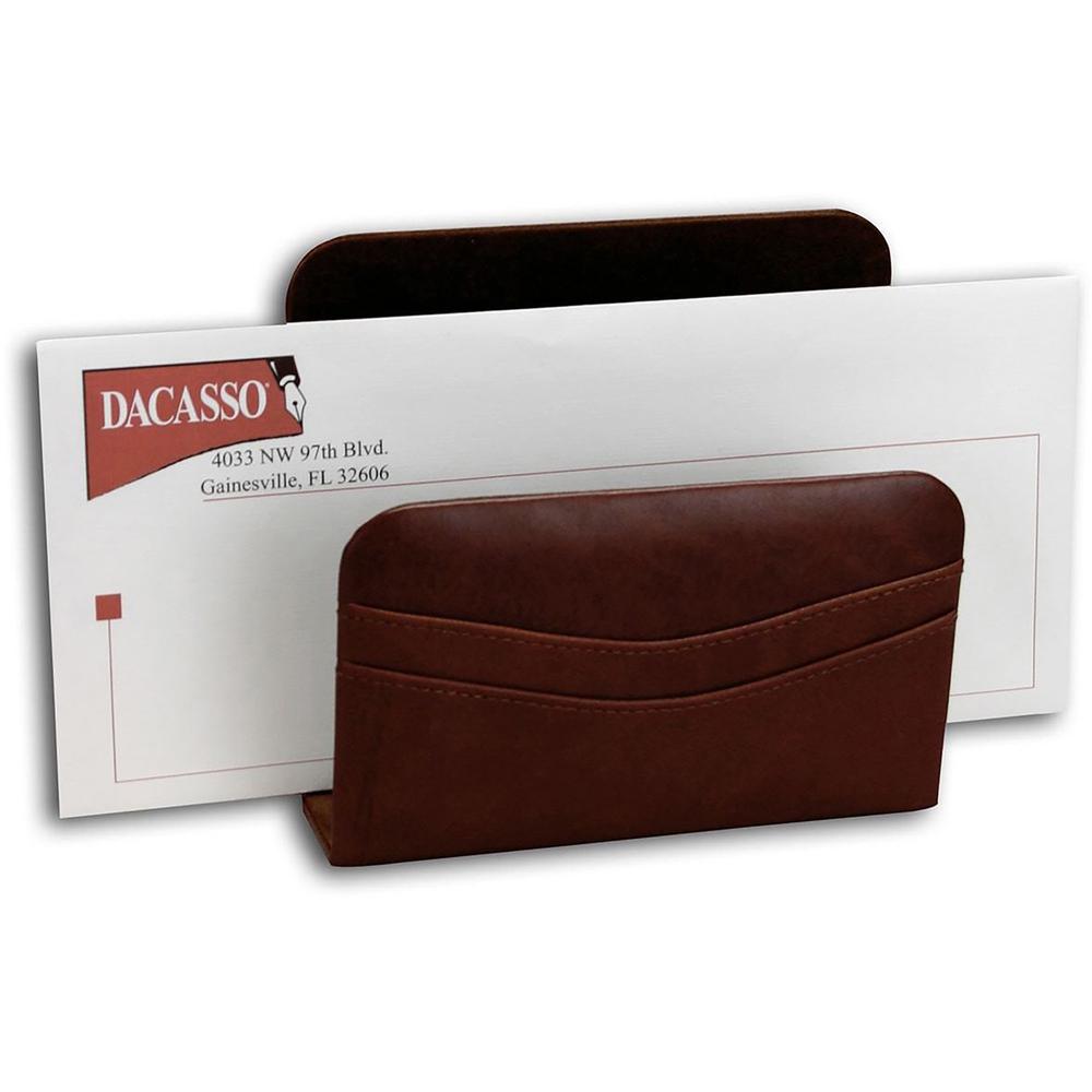 Dacasso Letter Holder - Leather - Mocha