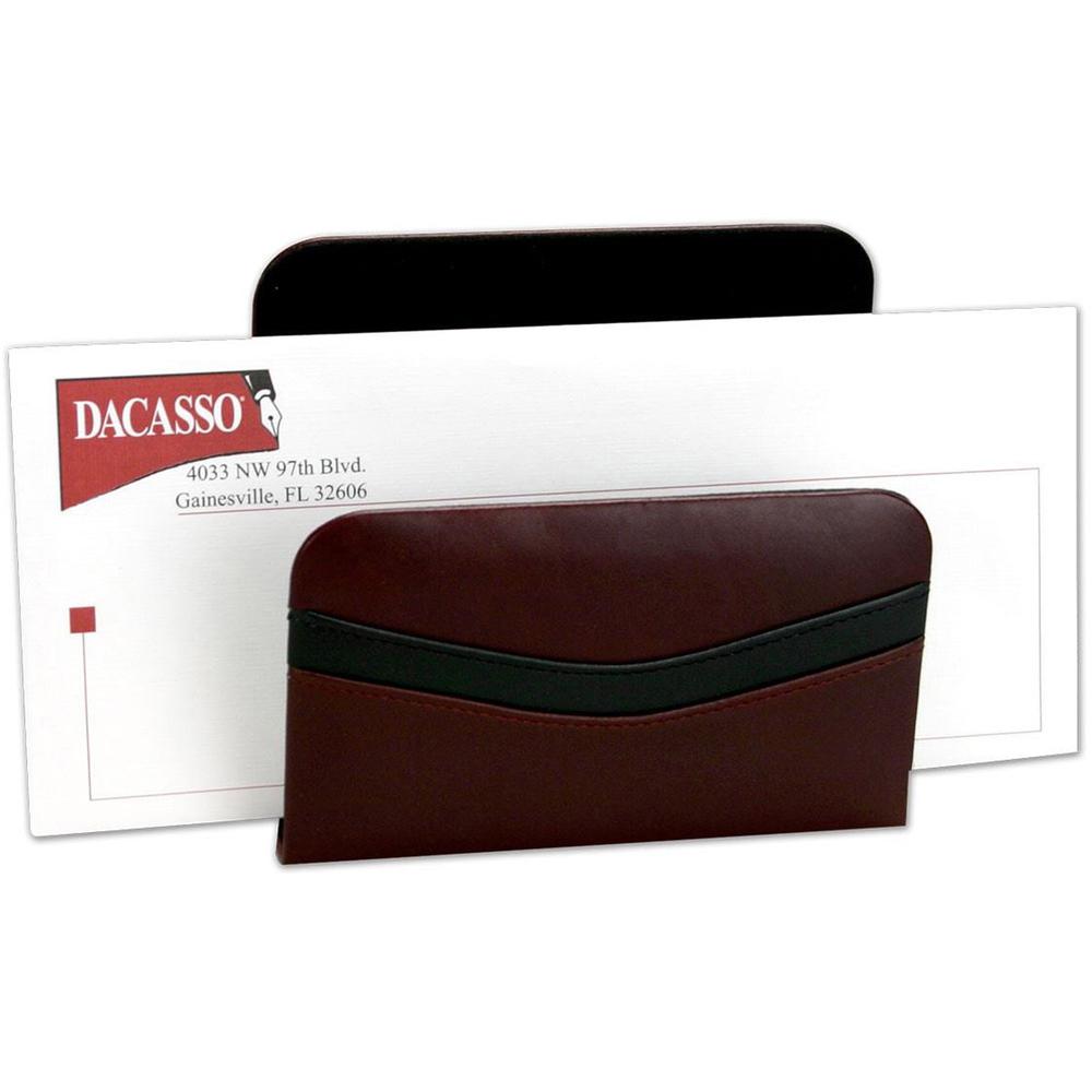 Dacasso Letter Holder - Leather - Burgundy