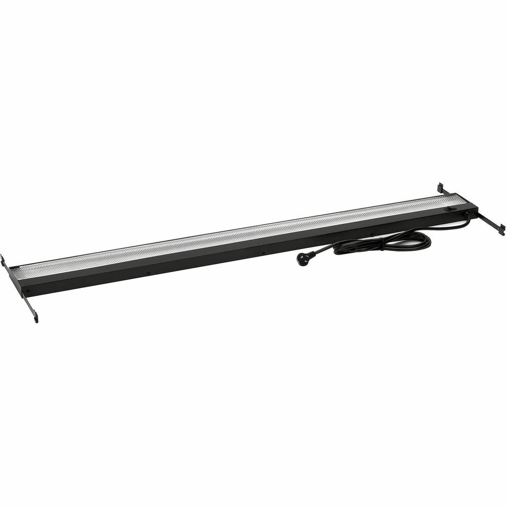 HON Recessed Task Light for 60"-72"W Overhead Storage Black Finish - Fluorescent Bulb - Black - Steel - Recessed Mount, Shelf Mountable - Black