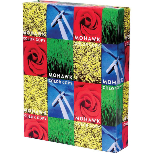 Mohawk Color Copy Paper - 94 Brightness - 11" x 17" - 28 lb Basis Weight - Smooth - 500 / Ream - Green Seal - White