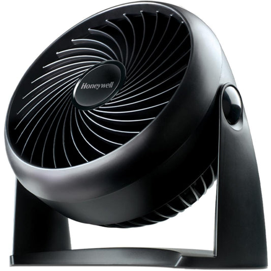 Honeywell Turbo Force Air Circulator Table Fan - 3 Blades - 193 mm Diameter - 3 Speed - Adjustable Tilt Head, Removable Grill, Wall Mountable - 11" Height x 6" Width x 11" Depth - Black