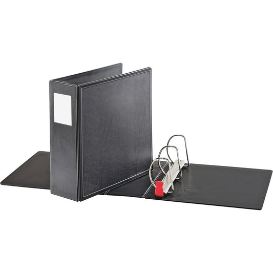 Cardinal SuperLife EasyOpen Locking Slant-D Binder - 4" Binder Capacity - Letter - 8 1/2" x 11" Sheet Size - 775 Sheet Capacity - 3 x D-Ring Fastener(s) - Polypropylene - Black - 2.60 lb - Hinged, Non