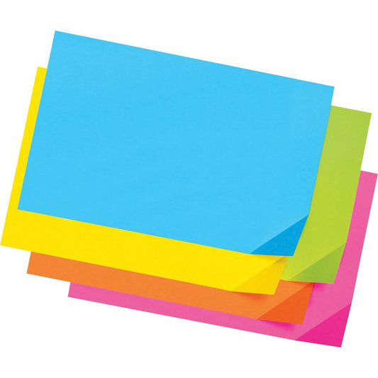 Pacon Super Bright Tagboard - Sign, Poster, Art, ClassRoom Project - 100 Piece(s) - 12"Width x 18"Length - 100 / Pack - Bright Pink, Bright Orange, Bright Lime, Bright Yellow, Bright Blue