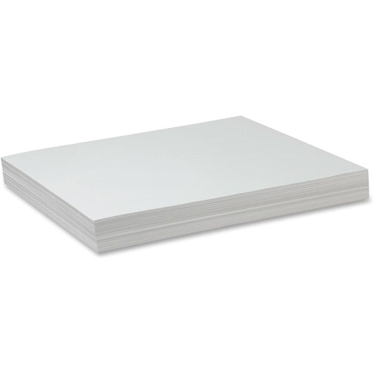 Pacon Drawing Paper - 500 Sheets - 18" x 24" - White Paper - Dual Purpose, Standard Weight - 500 / Ream