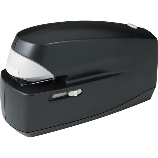 Business Source 25-Sheet Capacity Electric Stapler - 25 Sheets Capacity - 210 Staple Capacity - Full Strip - 1/4" Staple Size - 1 Each - Black