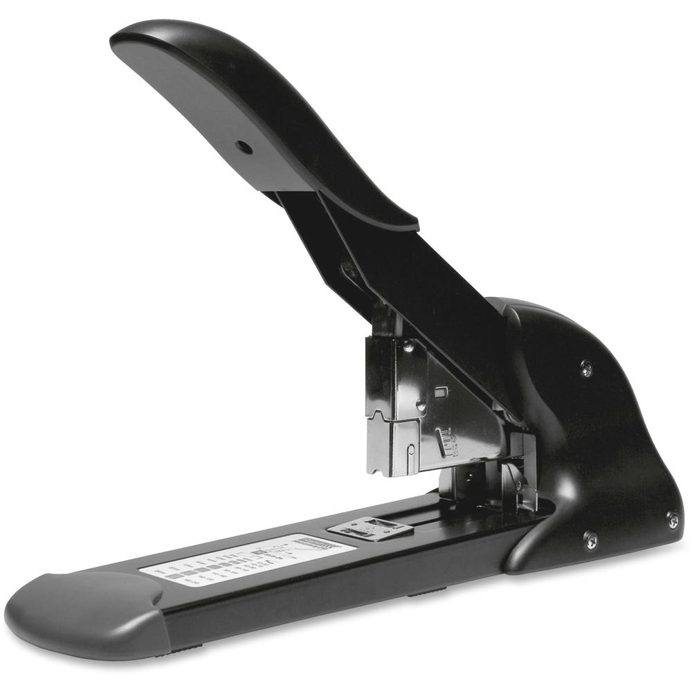 Rapid Heavy Duty Stapler HD220 - 220 Sheets Capacity - 1/4" , 3/8" , 1/2" , 5/8" , 3/4" , 15/16" Staple Size - 1 Each - Black