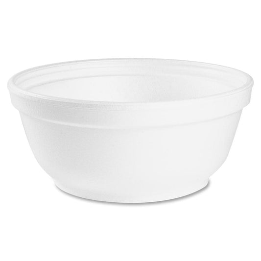 Dart 8 oz Insulated Foam Bowls - 50 / Bag - Foam Body - 20 / Carton