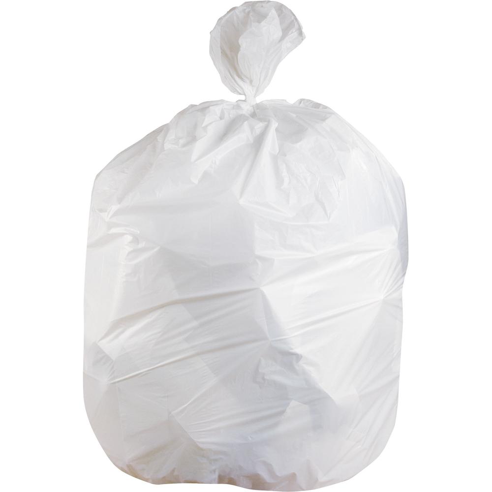 Heritage .5mil LLD Extra Heavy Can Liners - 16 gal Capacity - 24" Width x 32" Length - 0.50 mil (13 Micron) Thickness - Low Density - White - Linear Low-Density Polyethylene (LLDPE) - 500/Carton - Can