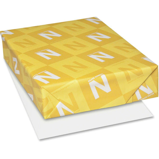 Neenah Capitol Bond Paper - White - 96 Brightness - Letter - 8 1/2" x 11" - 24 lb Basis Weight - Cockle - 500 / Ream - Archival-safe, Watermarked - Bright White