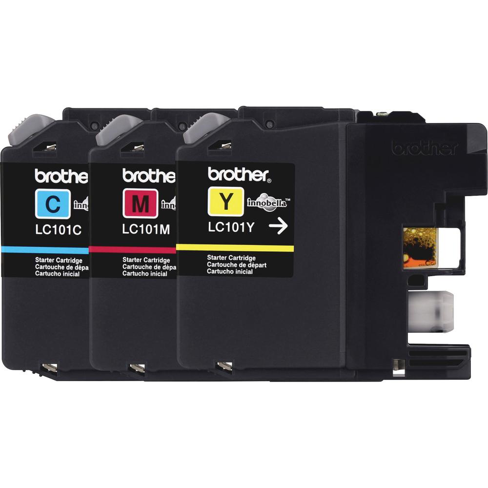 Brother Genuine Innobella LC1013PKS Ink Cartridge - Inkjet - Standard Yield - 300 Pages - Cyan, Magenta, Yellow