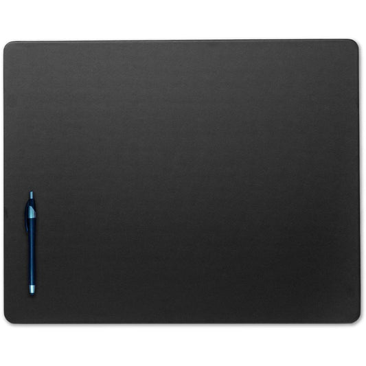 Dacasso Leatherette Conference Table Pad - Rectangular - 20" Width x 16" Depth - Felt Black Backing - Leatherette - Black