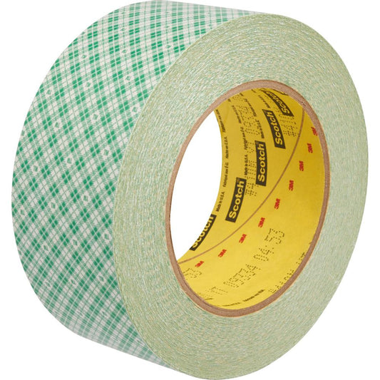 Scotch Double-Coated Paper Tape - 36 yd Length x 2" Width - 6 mil Thickness - 3" Core - Kraft - Rubber Backing - Chemical Resistant, Temperature Resistant, Moisture Resistant, UV Resistant - For Gener