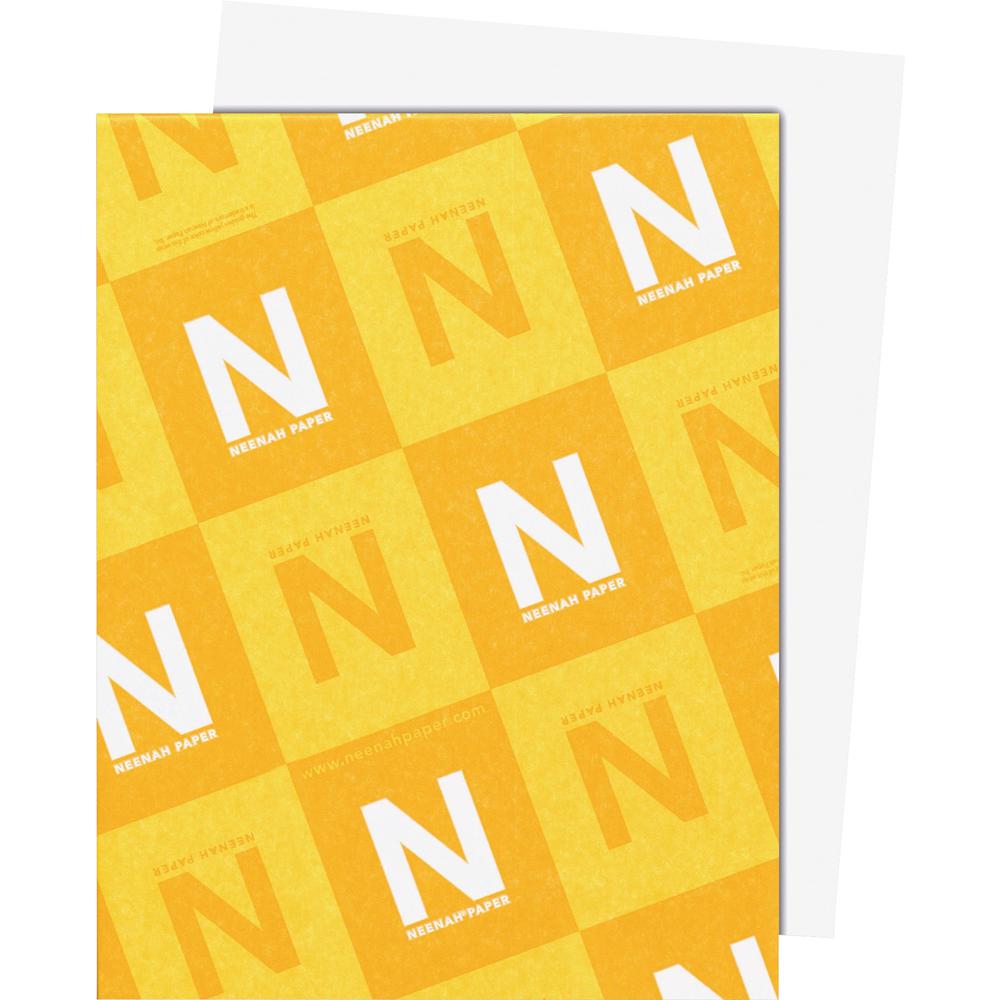 Neenah Capitol Bond Paper - White - 91 Brightness - Letter - 8 1/2" x 11" - 24 lb Basis Weight - Cockle - 500 / Ream - Watermarked - Bright White