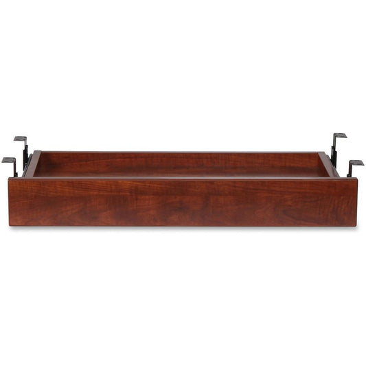 Lorell Cherry Laminate Universal Center Drawer - 28.4" Length x 16.7" Width x 5.1" Height - Cherry, Laminate