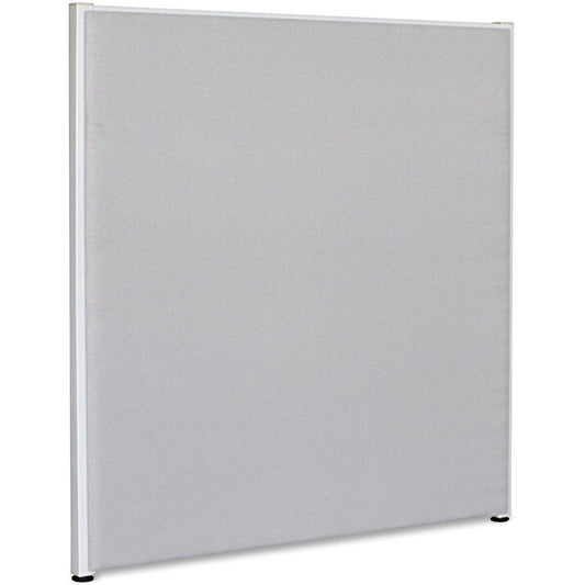 Lorell Gray Fabric Panels - 48.8" Width x 60" Height - Steel Frame - Gray - 1 Each