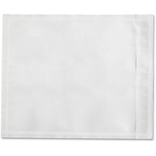 Sparco Plain Back 7" Envelopes - Packing List - 7" Width x 5 1/2" Length - 70 g/m&#178; - Self-adhesive Seal - Paper, Low Density Polyethylene (LDPE) - 1000 / Box - White