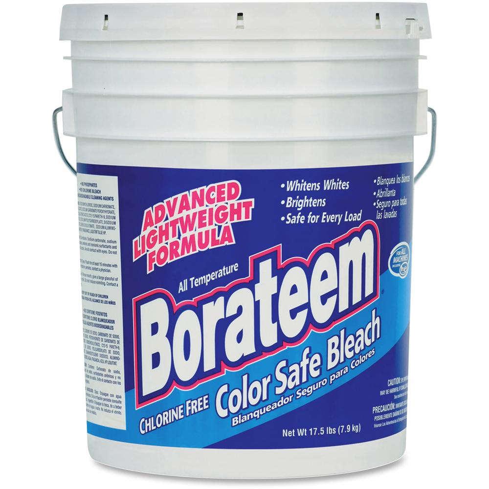 Dial Professional Borateem Color Safe Bleach - For Clothing - 280 oz (17.50 lb) - 1 Each - Chlorine-free, Fade Resistant - White